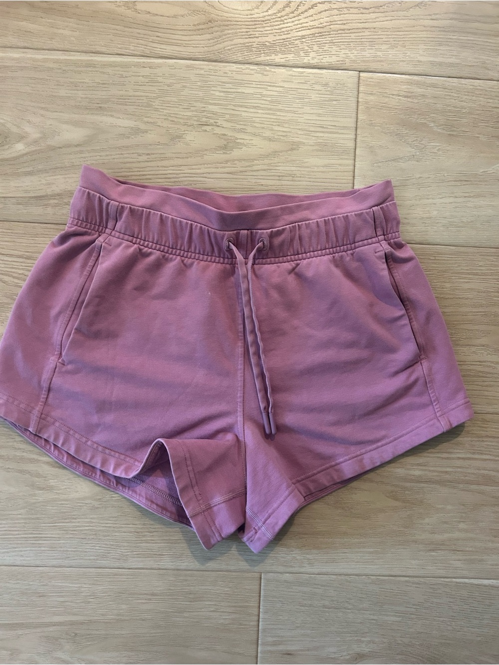lululemon athletica Rose Pink Athletic Drawstring Shorts
